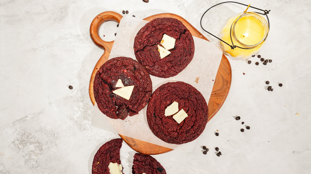 Red Velvet with White Chocolate Filling